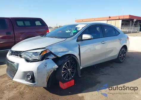 2014 Toyota Corolla S Plus из США, поврежденный, VIN 5YFBURHE6EP095632